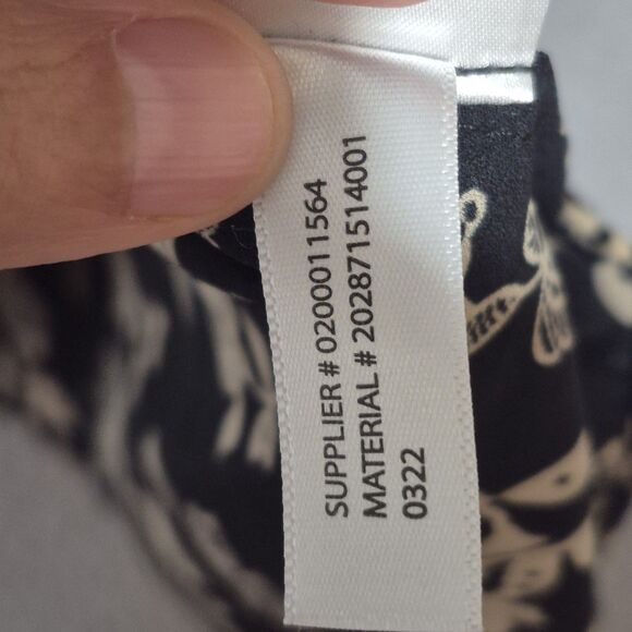 Lauren Ralph Lauren Women's Neck Tie Bell Sleeve Floral Georgette Blouse 2X - Picture 6 of 10